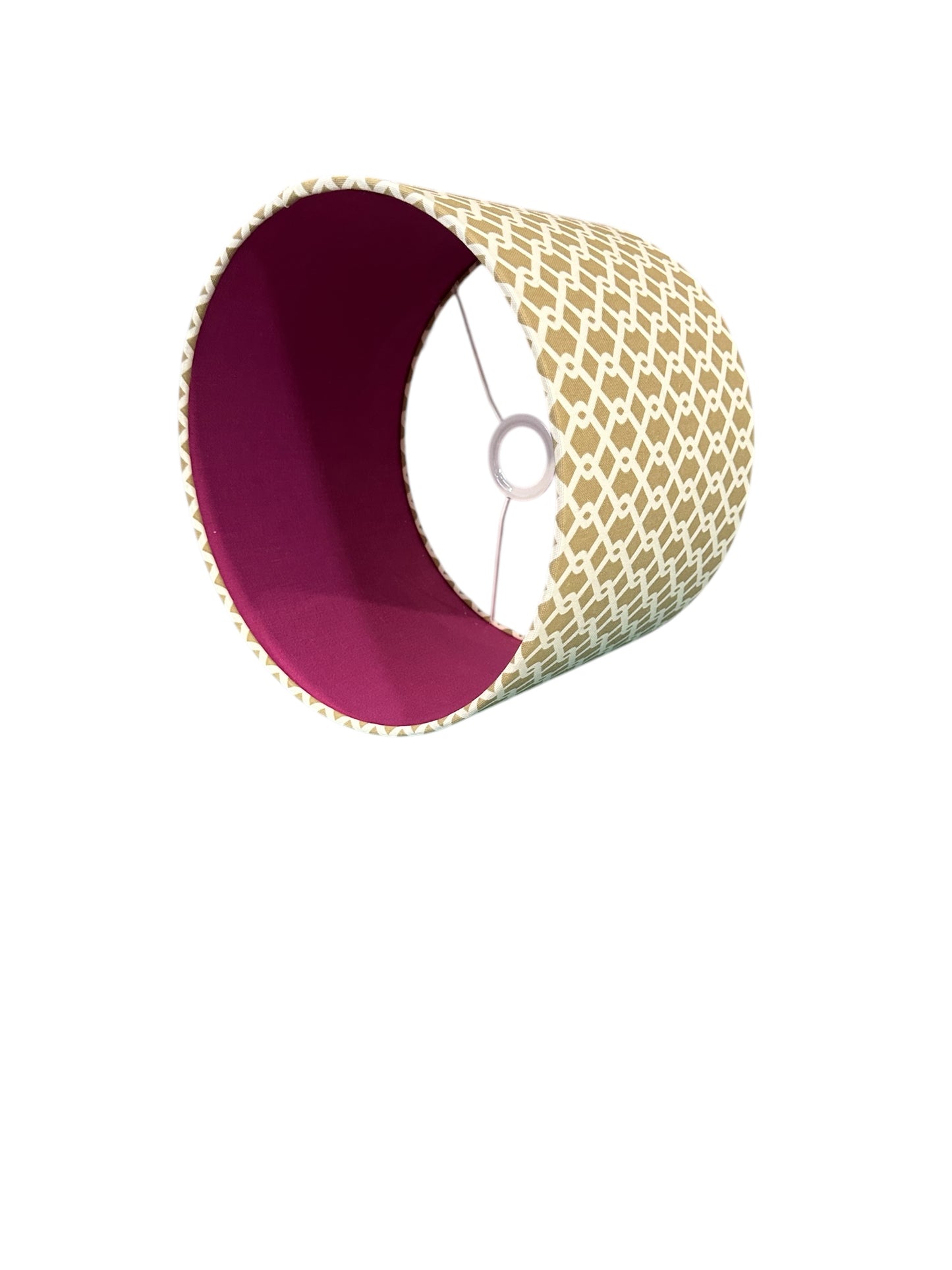 Rose Weave double side drum lampshade