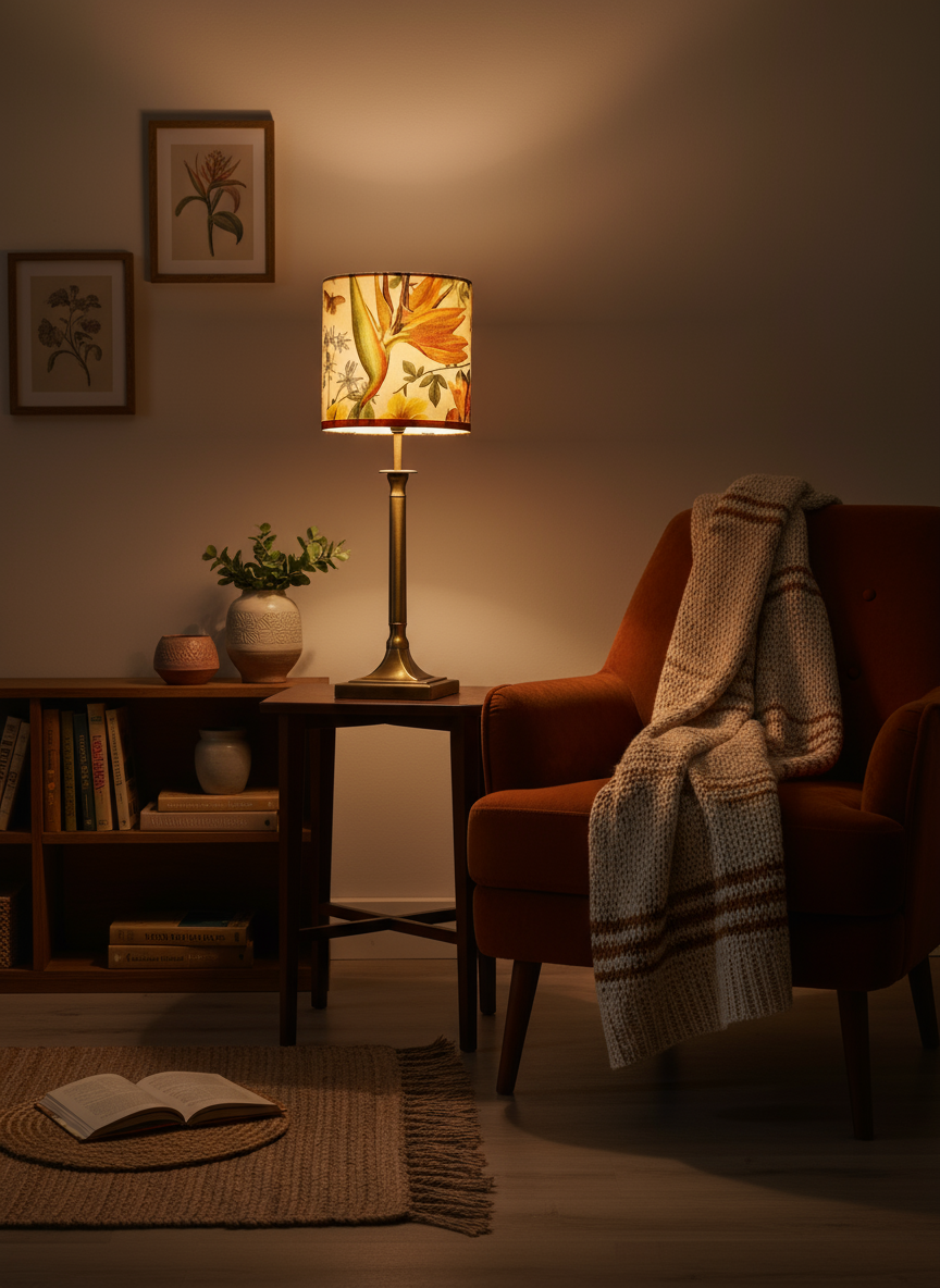 Sterilizia drum Lampshade - Handmade in Australia