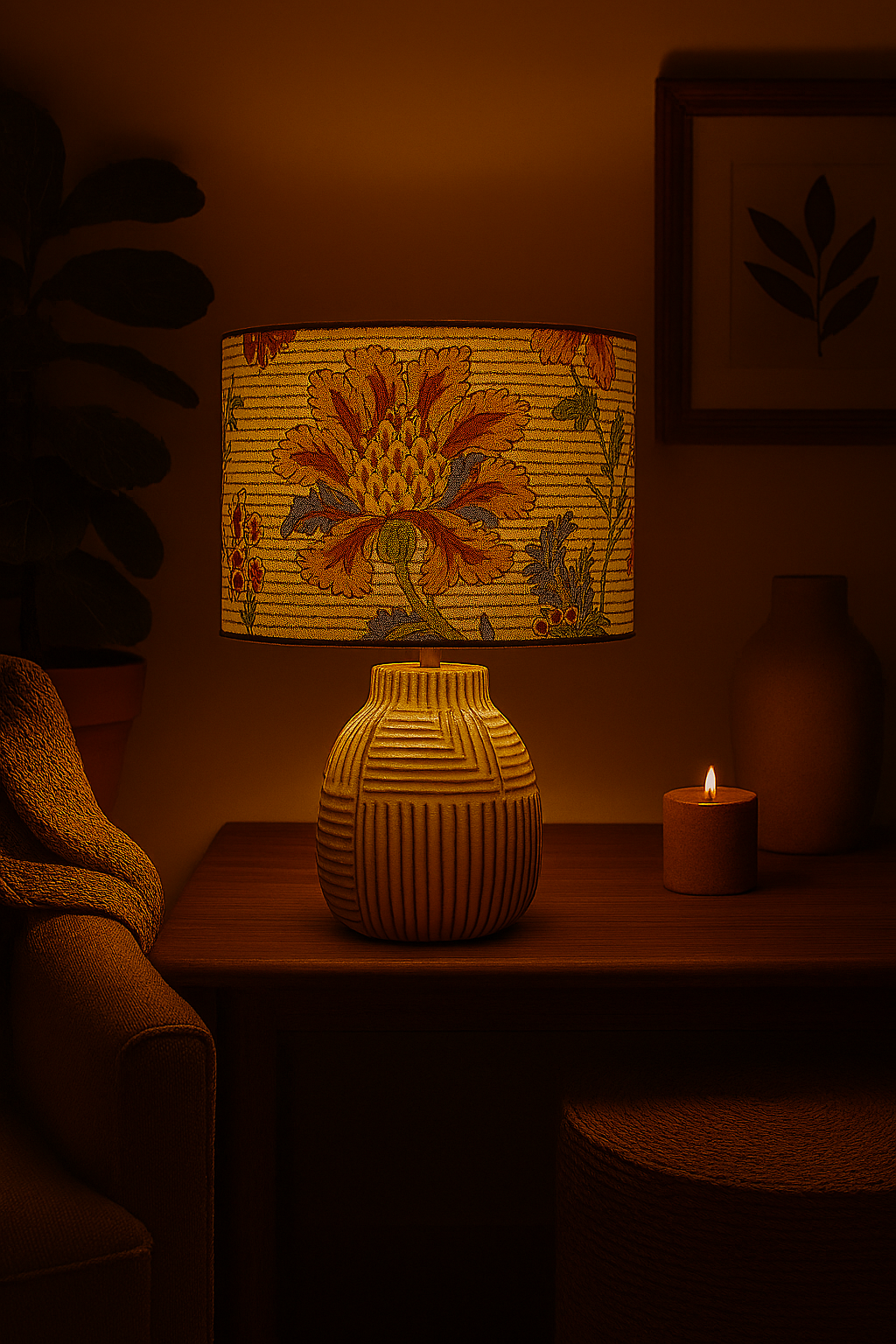 Rouge Royale drum Lampshade - Handmade in Australia