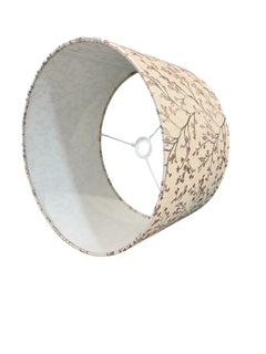 Dusky Elegance embroidery drum lampshade