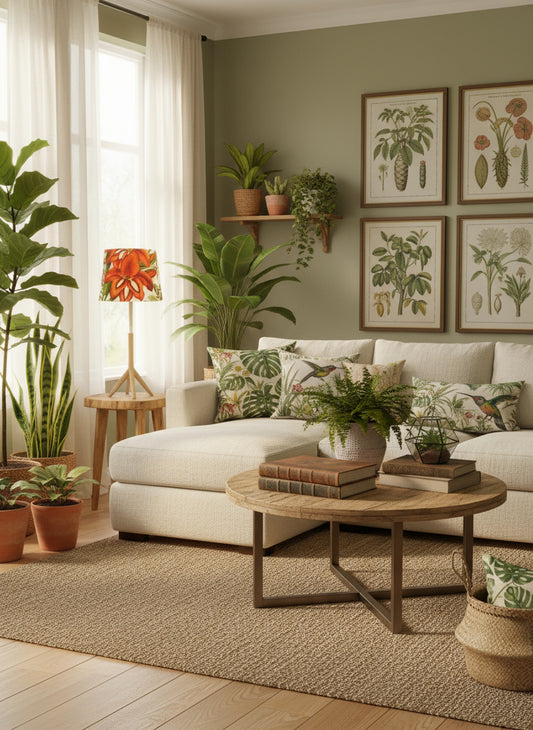 Twinning Botanical empire lampshade