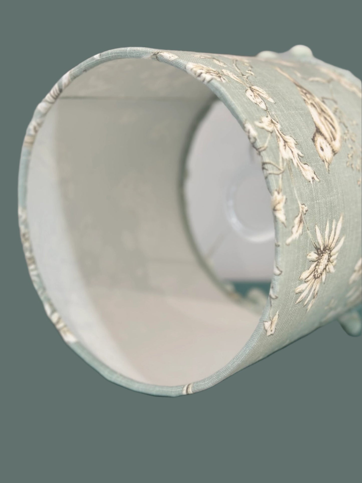 Mint Whisper drum Lampshade
