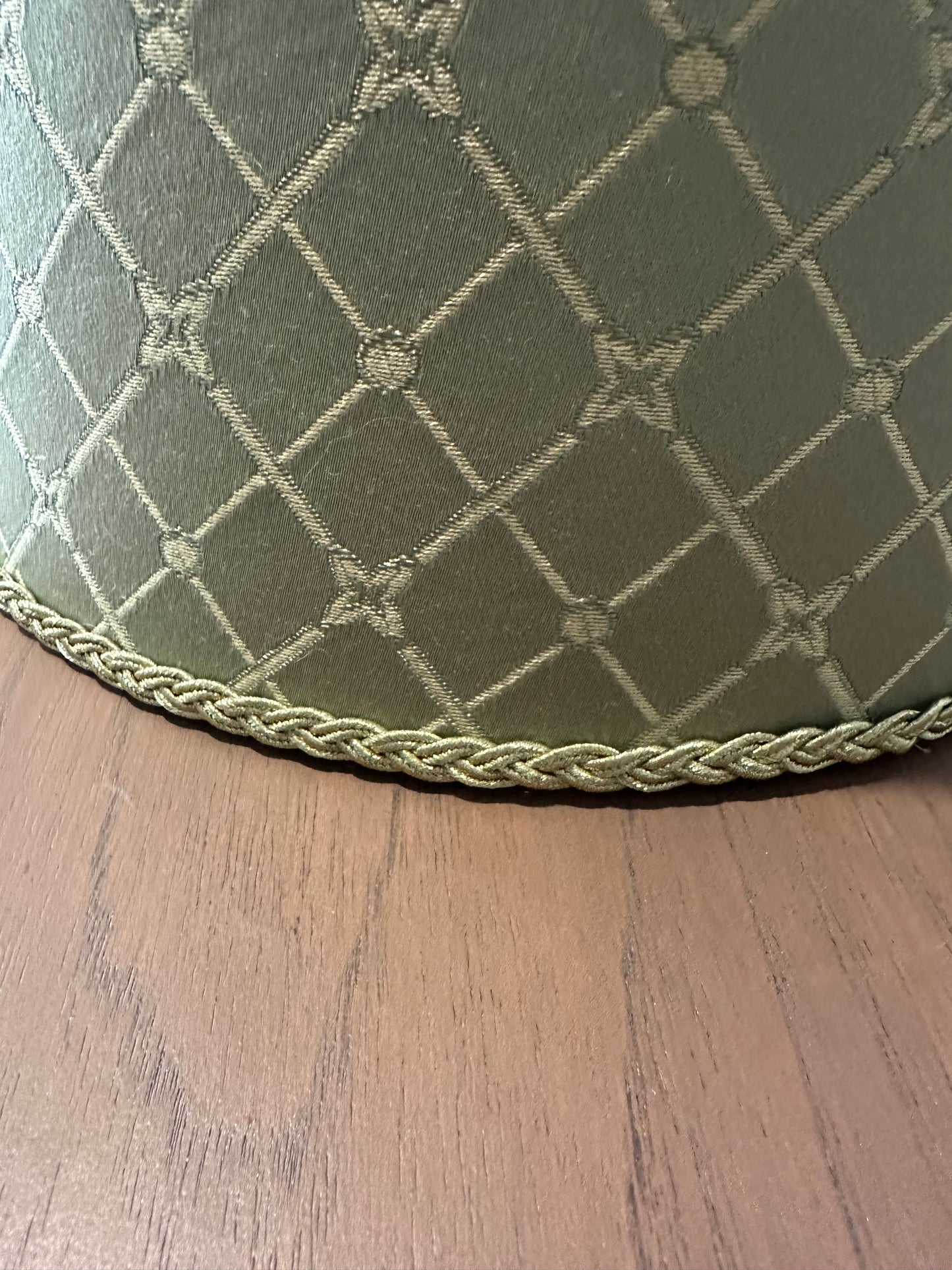 Golden Moss empire LampshGolden Moss Empire Lampshade | Handmade Lighting in Verdant Goldade