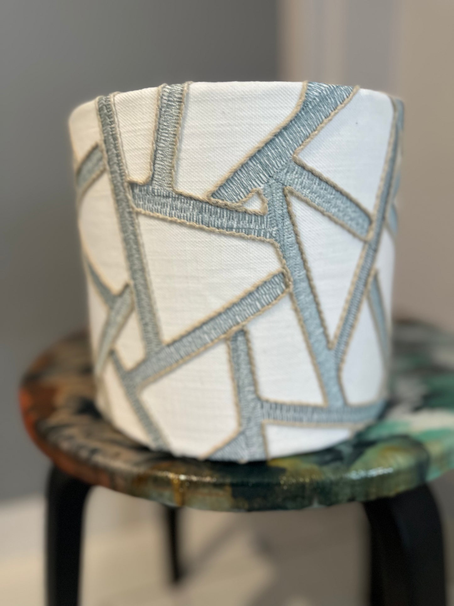 Zelda  drum Lampshade - Handmade in Australia