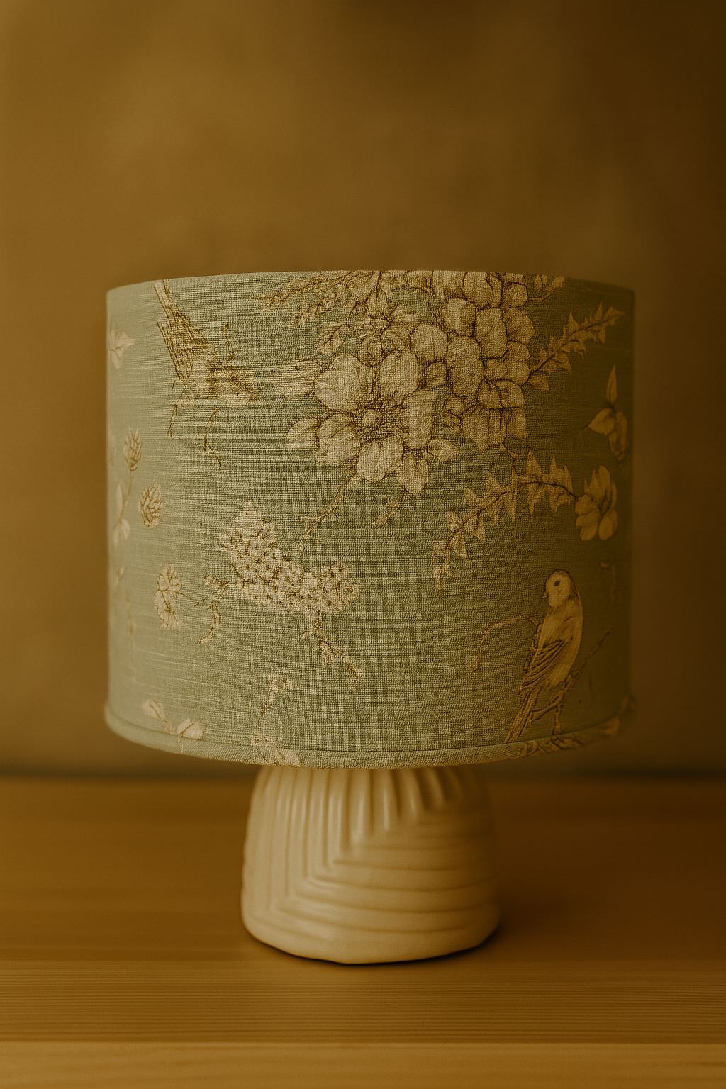 Mint Whisper drum Lampshade