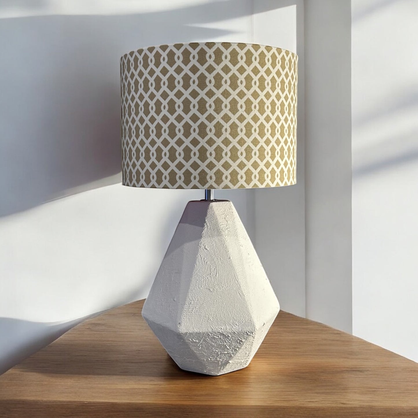 Rose Weave double side  drum lampshade