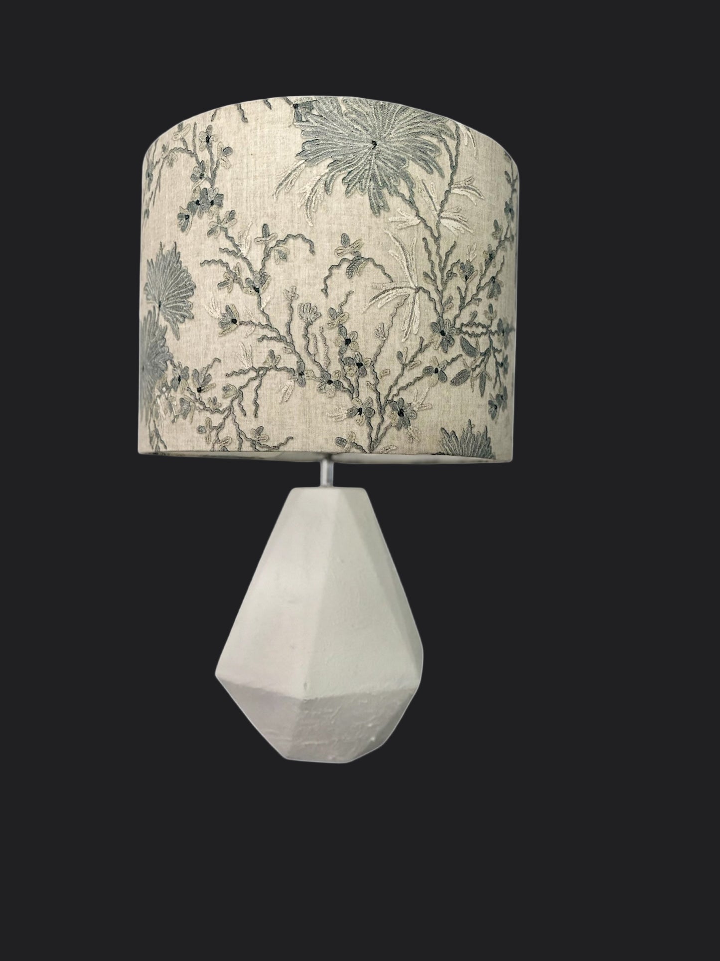 Zinnia Blue Lampshade