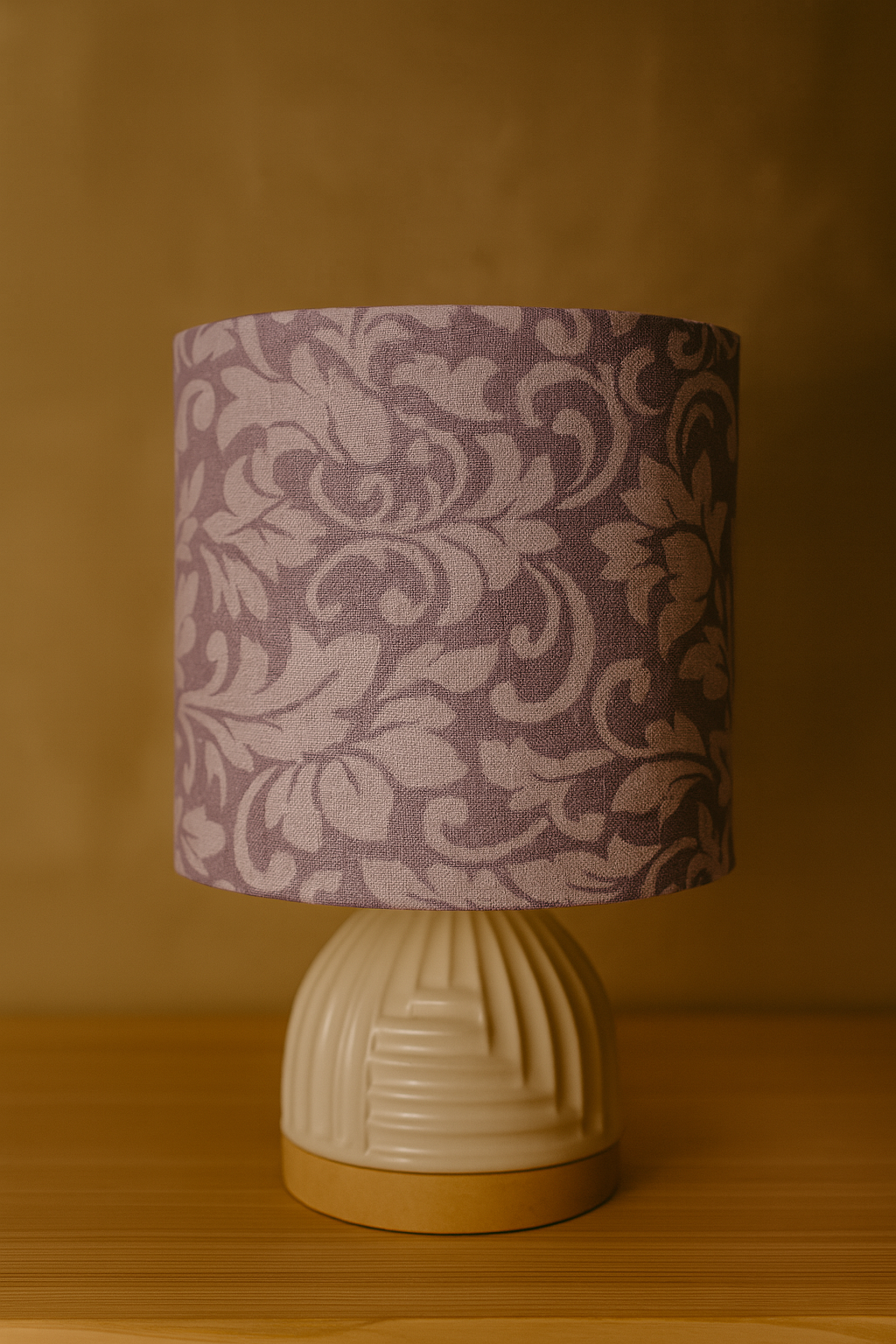 Regal Amethyst drum Lampshade- Handmade in Australia
