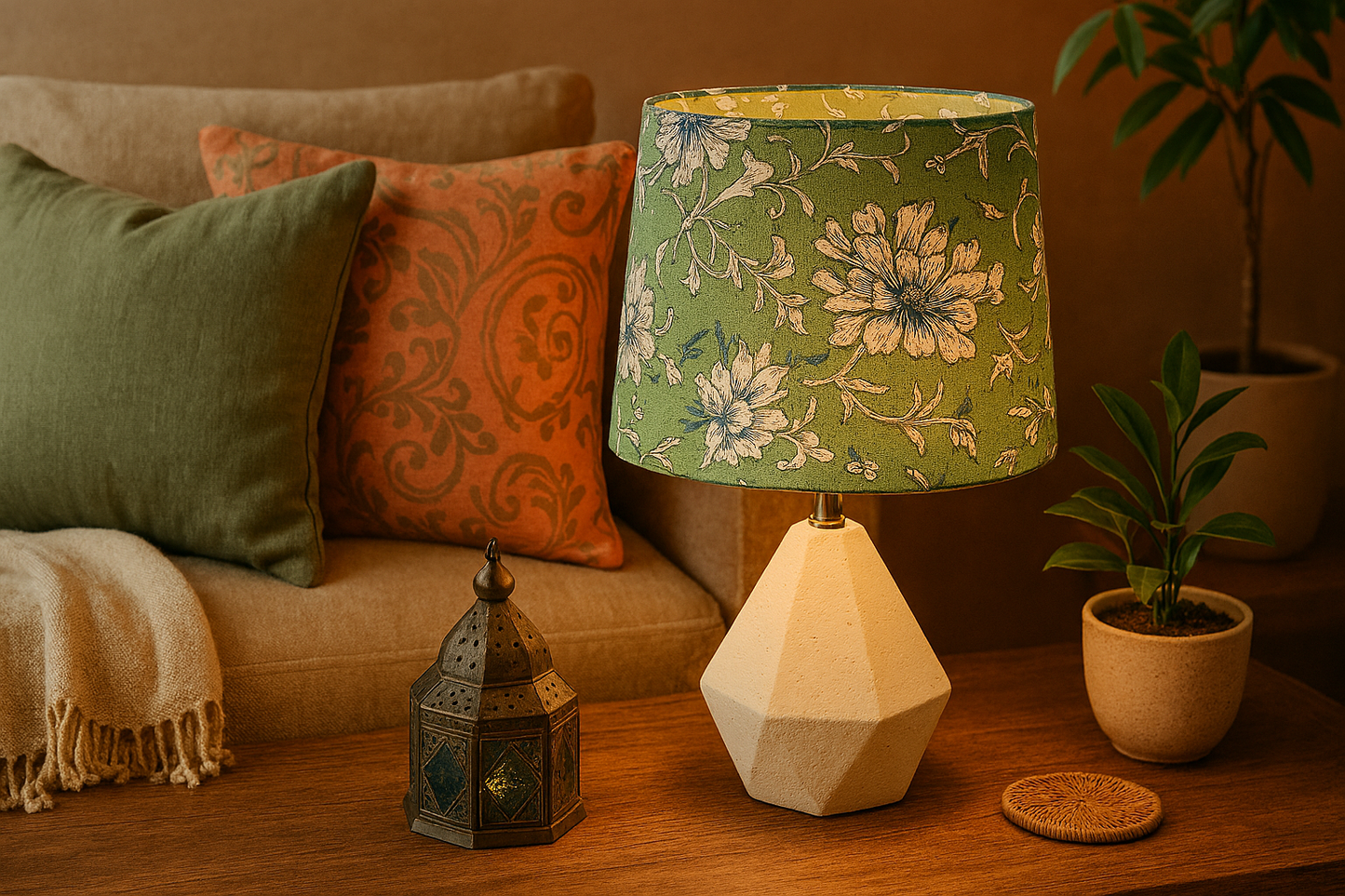 Tibetan Flower empire Lampshade