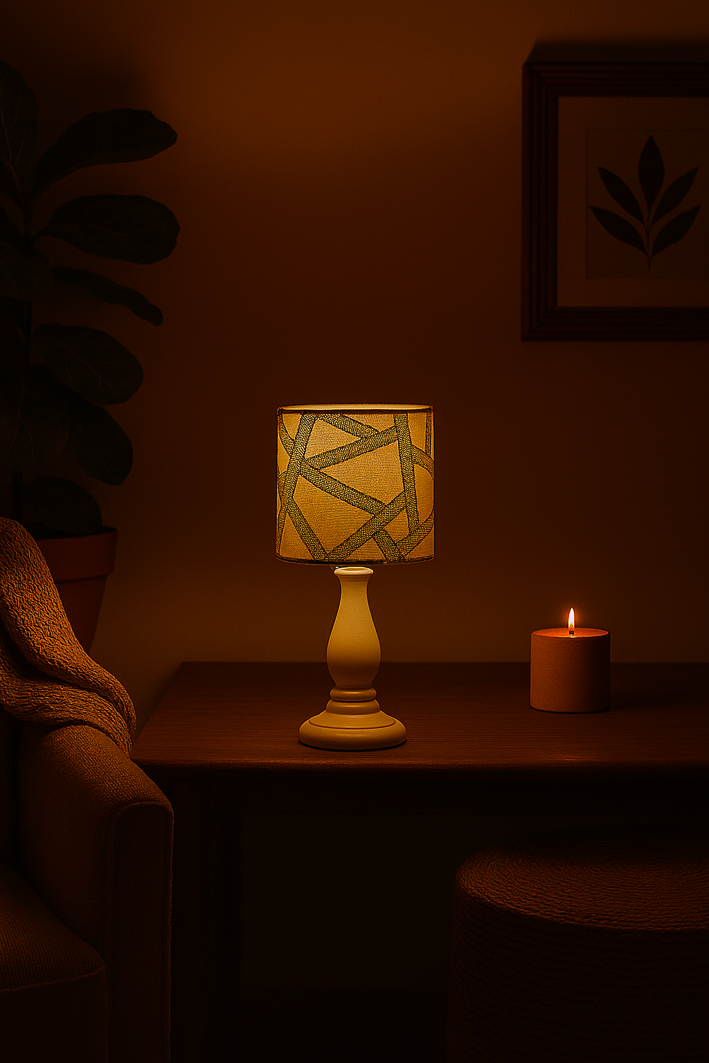 Zelda  drum Lampshade - Handmade in Australia