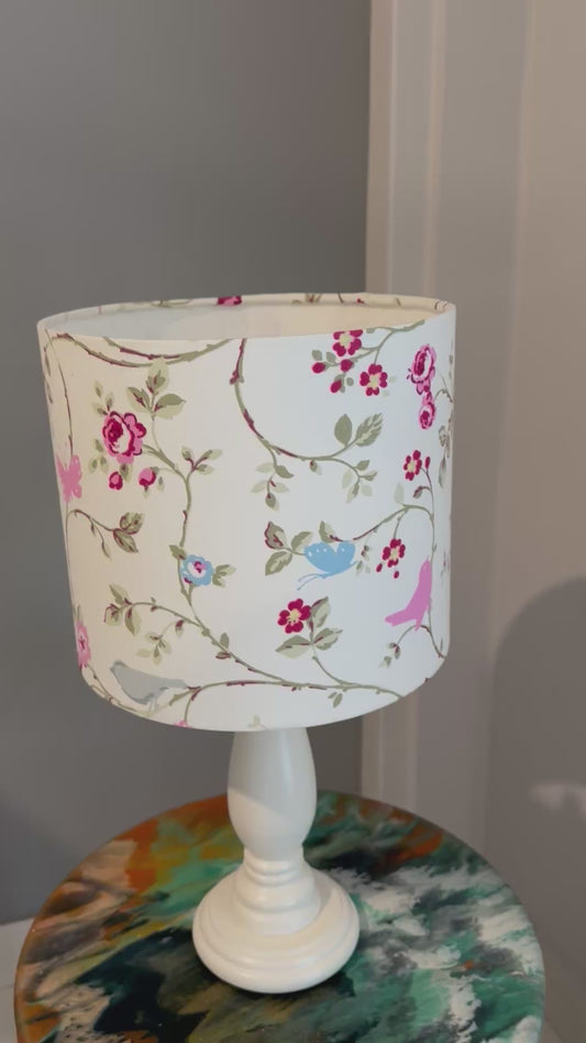 Birds Trail drum Lampshade