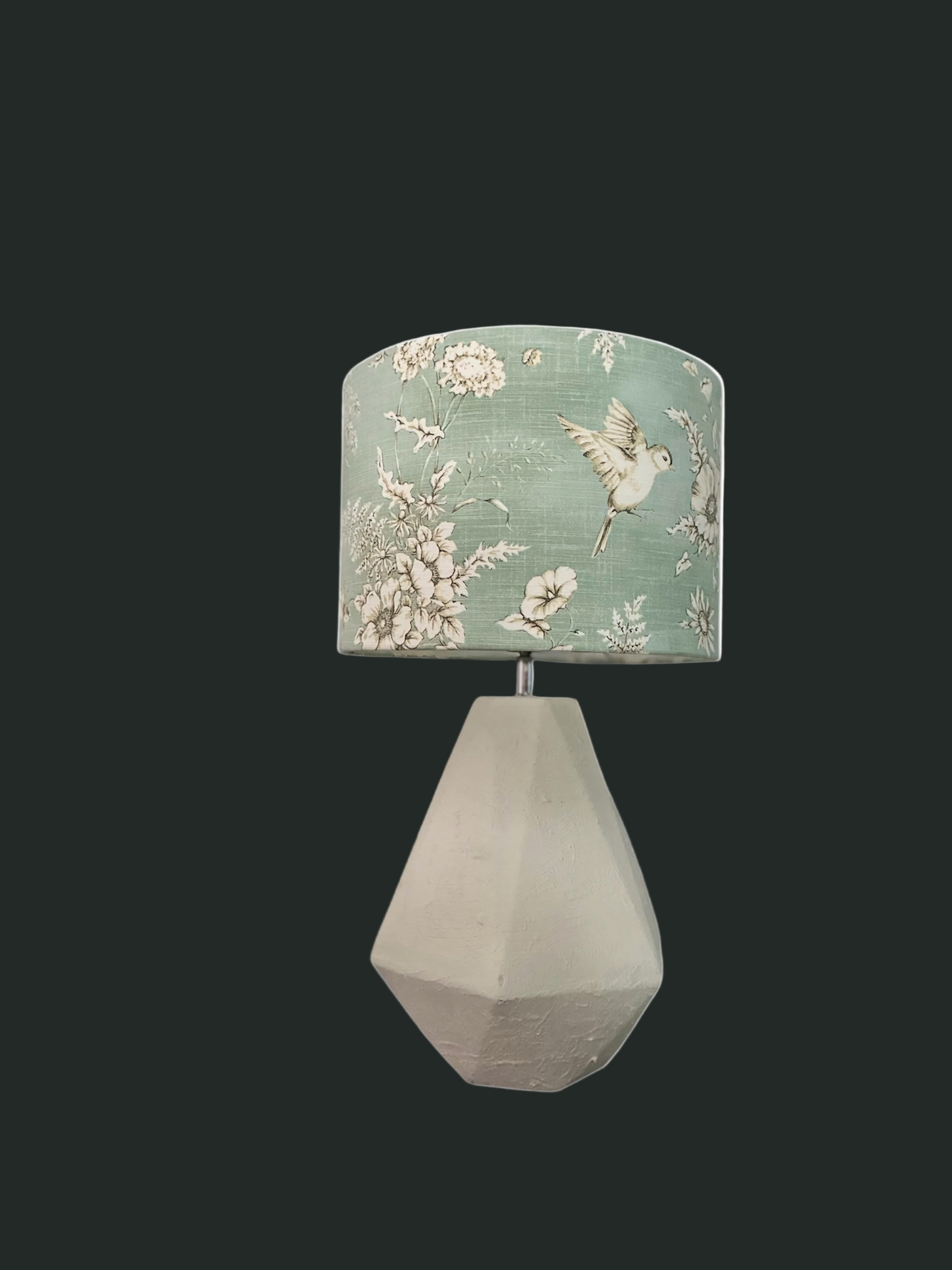 Mint Whisper drum Lampshade